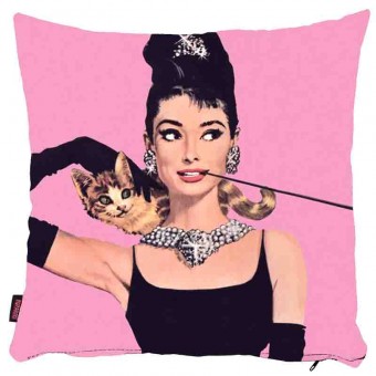 Audrey Hepburn Yastık Kılıfı-3